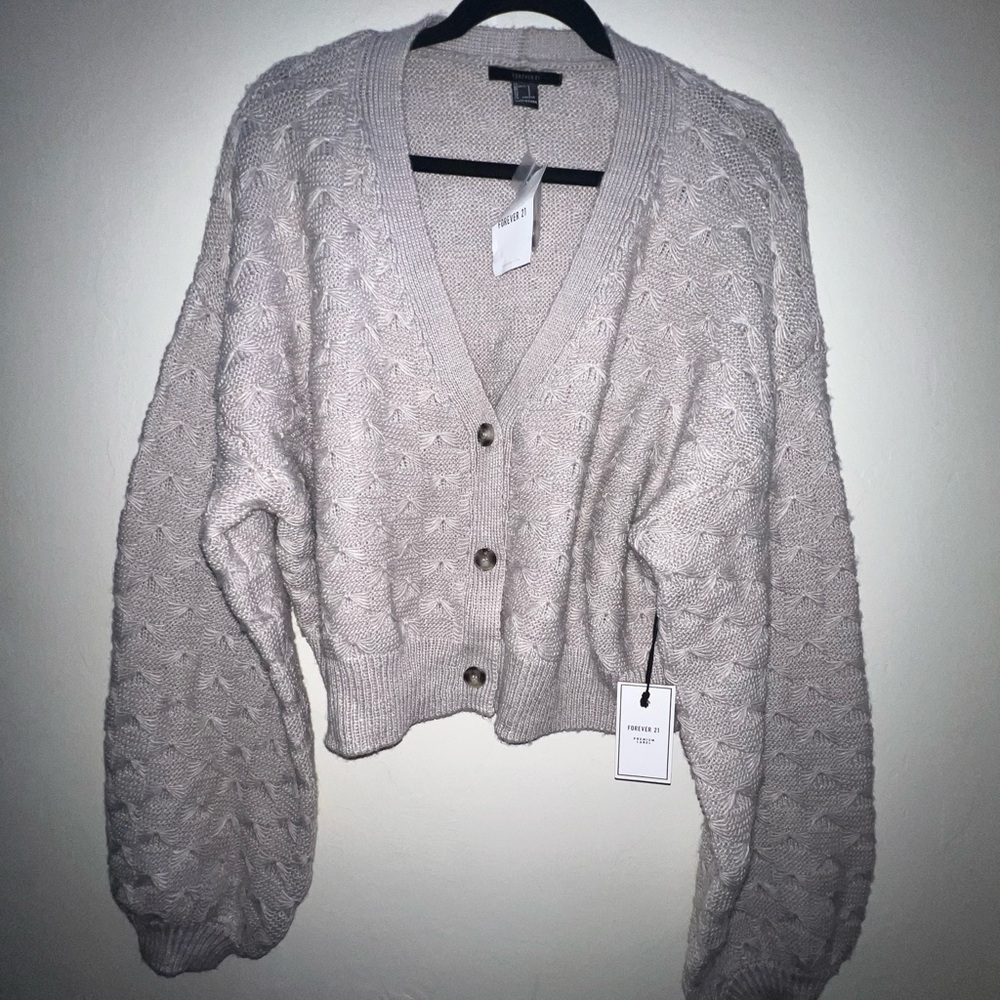 Chunky Sweater Cardigan‎ Forever 21 Large